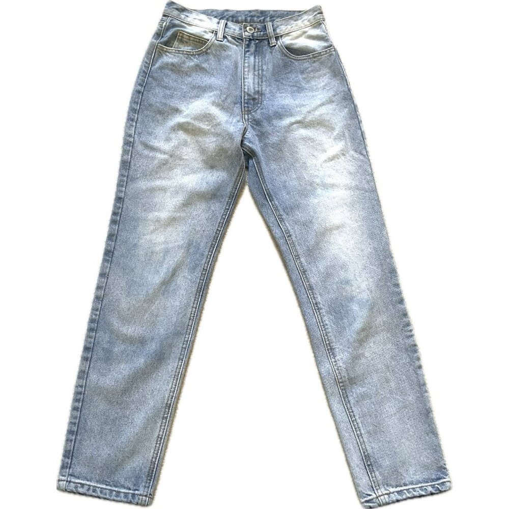 Vtg J Galt Jeans Women's Size Med Blue Jeans Straight Leg Light Wash 100% Cotton